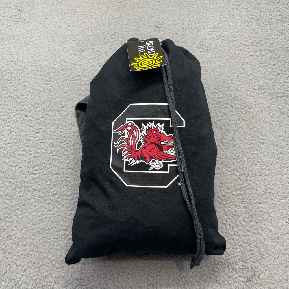 Broad Bay B119 Black USC South Carolina Gamecocks Drawstring Backpack Bag PA